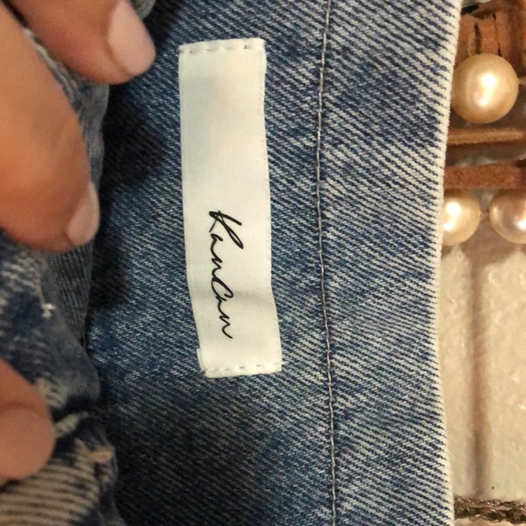 KanCan super highrise deniem shorts - Picture 2 of 4